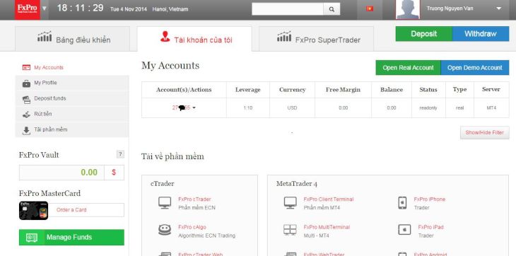 Hướng dẫn rút tiền